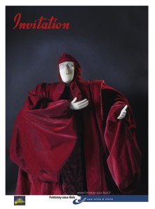 Affiche de l'exposition Résonance - rétrospective de 25 ans de résidence artistique de la Cie Jean-Pierre Lescot dans la Halle Roublot de Fontenay-sous-Bois