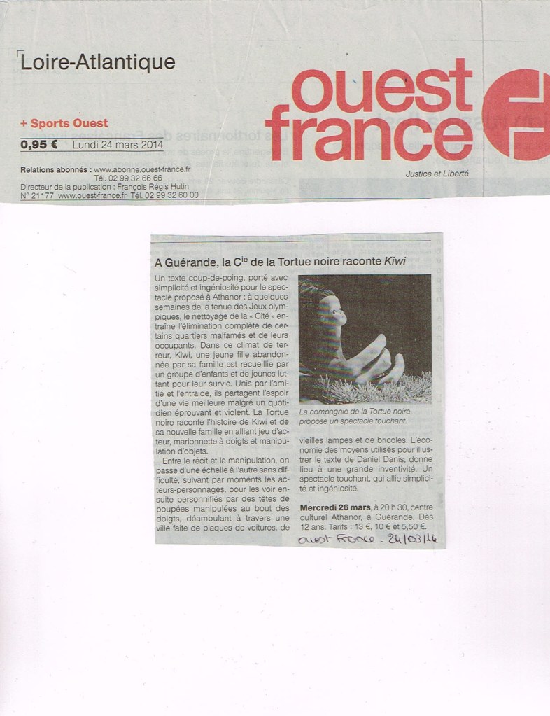 Kiwi en tournée 2014