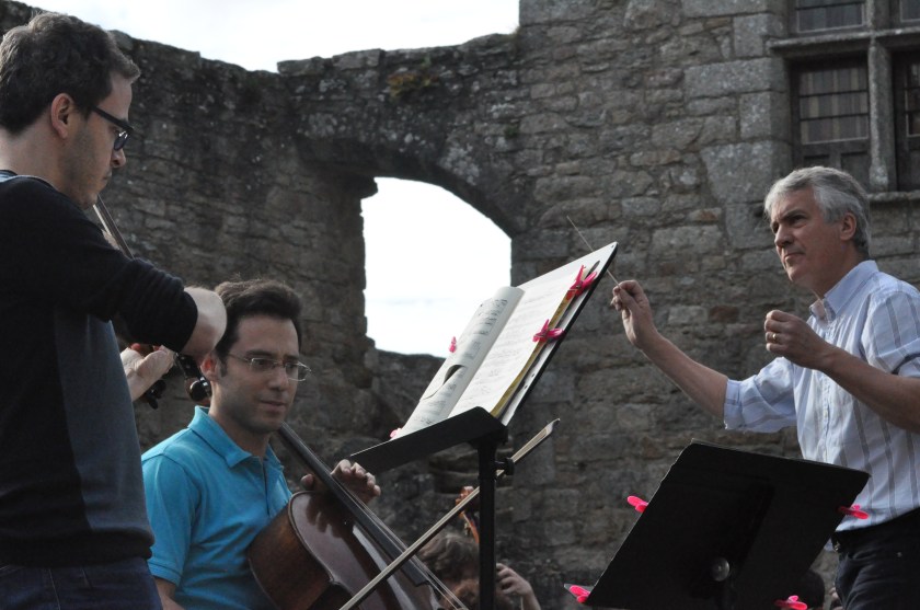 Répétition du double concerto de Brahms avec les solistes Sullimann Altmayer et Gauhtier Hermann