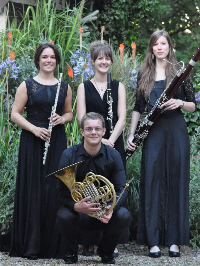 Le quatuor à vent du Festival, dirigé par Philippe Hui